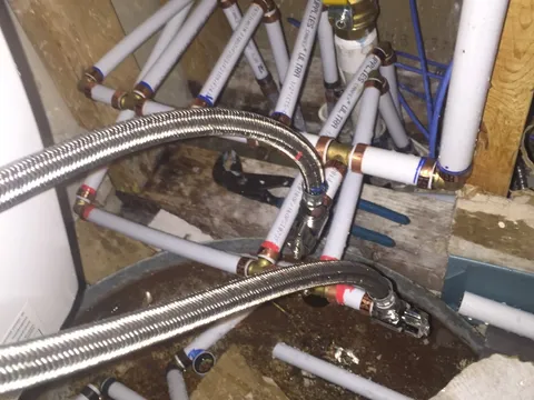 Plumbing installation project