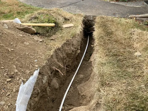 Residential plumbing work